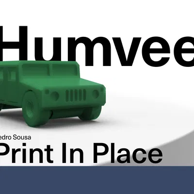 Xe Humvee (PRINT-IN-PLACE)