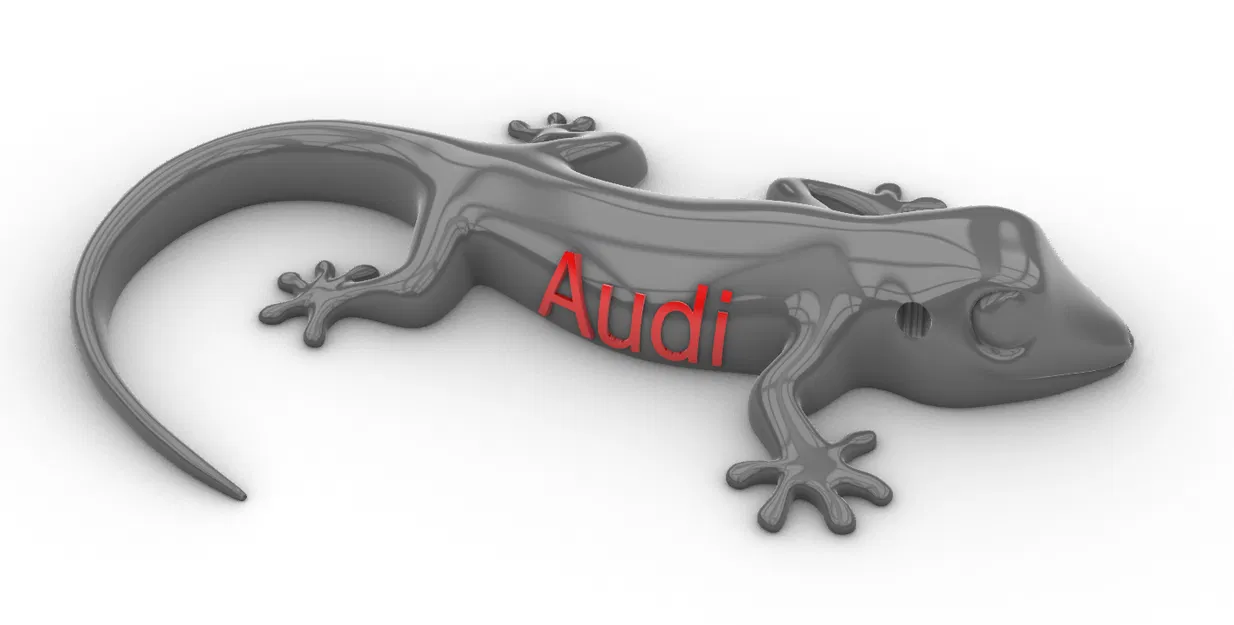 Gekon Audi – Móc khóa mặt dây gecko - Image 1