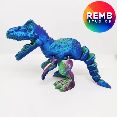 Khủng Long Flexi T-Rex | Trex Articulated Không Cần Support