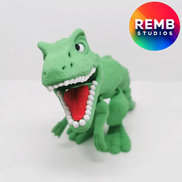 Khủng Long Flexi T-Rex | Trex Articulated Không Cần Support - Image 11