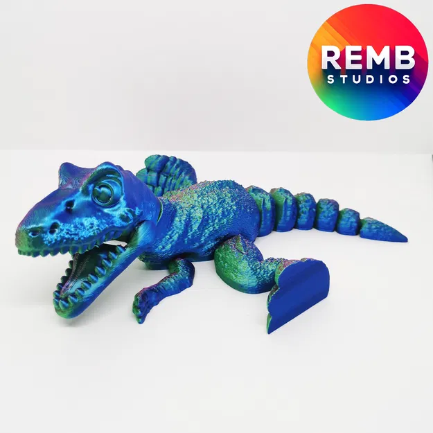 Khủng Long Flexi T-Rex | Trex Articulated Không Cần Support - Image 15