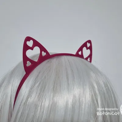 Băng Đô: Tai Mèo Trái Tim