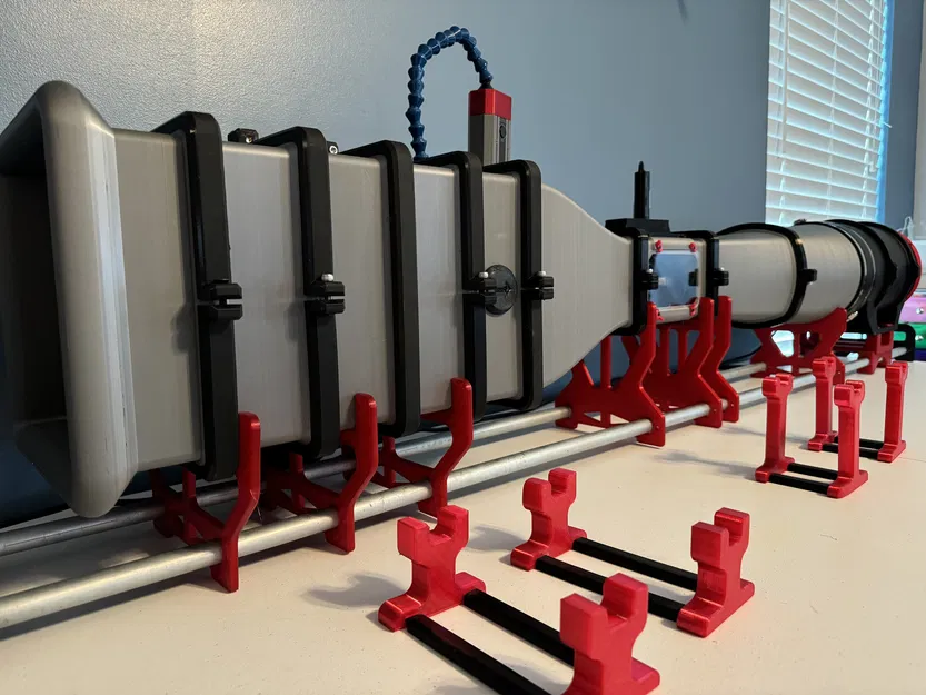 Chân đỡ ống EMT cho Modular STEM Wind Tunnel (lấy ý tưởng từ RepRack) - Image 2