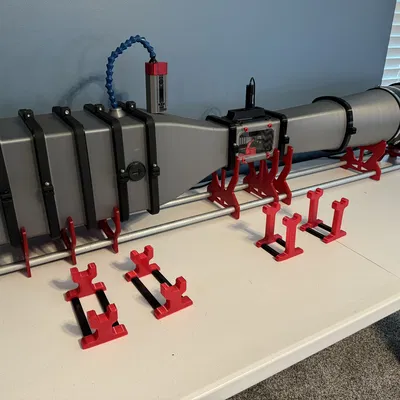Chân đỡ ống EMT cho Modular STEM Wind Tunnel (lấy ý tưởng từ RepRack)