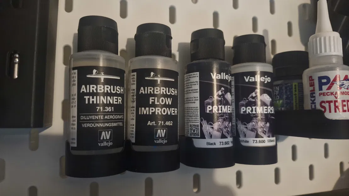 IKEA Skadis - Giá treo chai Vallejo 60ml - Image 1