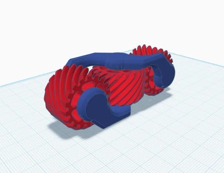 Fidget Bánh Răng Xoắn Ốc 3 Bánh (Triple Geared Fidget) - Image 1