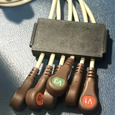 Khay sắp xếp dây EKG 12 lead