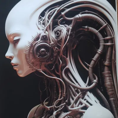 CyperGirl – Tượng điêu khắc lấy cảm hứng từ H.R. Giger