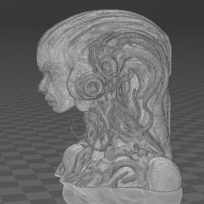 CyperGirl – Tượng điêu khắc lấy cảm hứng từ H.R. Giger