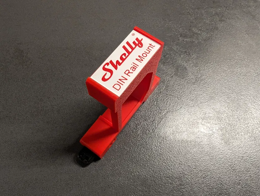 Giá gắn Shelly lên DIN Rail (Shelly DIN Rail Mount) - Image 4