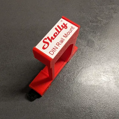 Giá gắn Shelly lên DIN Rail (Shelly DIN Rail Mount)