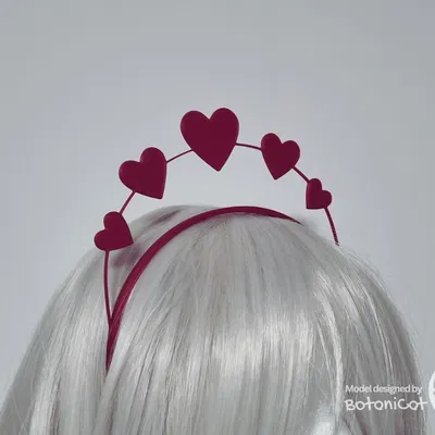 Băng đô: Vương miện Trái Tim (Headband: Hearts Crown)