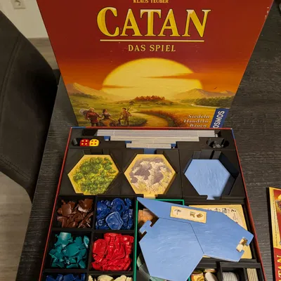 Catan Insert (Khay chia Catan + Seafarers & bản 6 người)