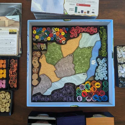 Organizer Spirit Island đủ mọi bản (Base→Nature Incarnate + Horizons) 1–2 hộp