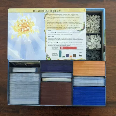 Organizer Spirit Island đủ mọi bản (Base→Nature Incarnate + Horizons) 1–2 hộp