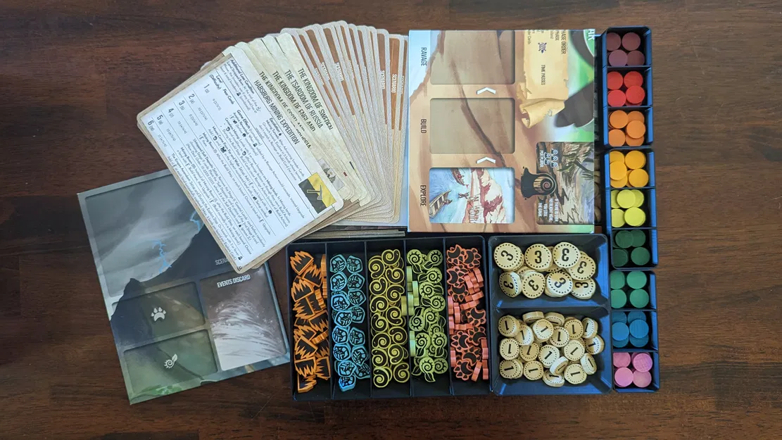 Organizer Spirit Island đủ mọi bản (Base→Nature Incarnate + Horizons) 1–2 hộp - Image 4