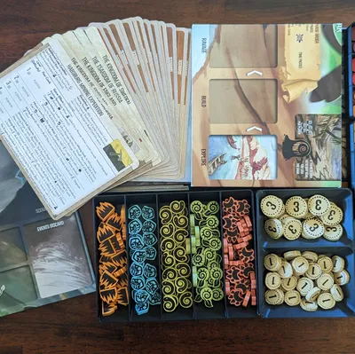 Organizer Spirit Island đủ mọi bản (Base→Nature Incarnate + Horizons) 1–2 hộp