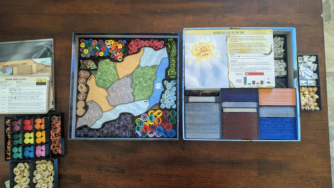 Organizer Spirit Island đủ mọi bản (Base→Nature Incarnate + Horizons) 1–2 hộp - Image 7