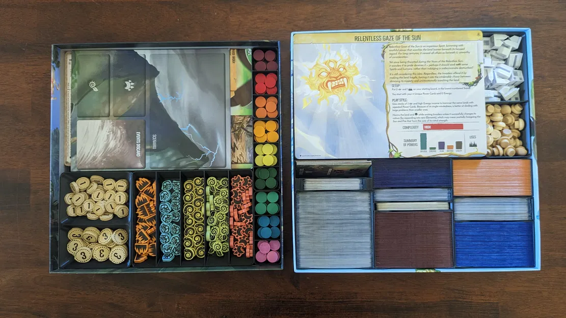 Organizer Spirit Island đủ mọi bản (Base→Nature Incarnate + Horizons) 1–2 hộp - Image 8