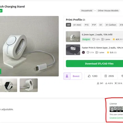 Đế sạc Apple Watch (có cuộn dây) – kaz3d