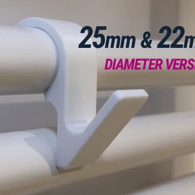 Móc/Treo cho Ống Tản Nhiệt Phòng Tắm (Bathroom Radiator Hook / Hanger)