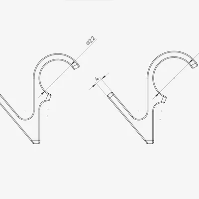 Móc/Treo cho Ống Tản Nhiệt Phòng Tắm (Bathroom Radiator Hook / Hanger)