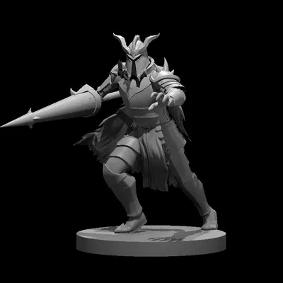 Black Knight Commander – Chỉ Huy Kỵ Sĩ Hắc Giáp