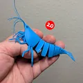Tôm khớp nối (Articulated Shrimp) in 3D print-in-place - Thumbnail 1