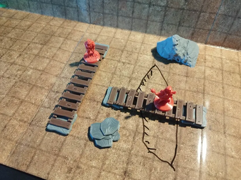 Cầu gỗ - dùng cho tabletop - Image 5