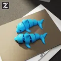 Móc khóa cá heo con dẻo (Flexi Baby Dolphin Keychain) - Thumbnail 2
