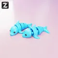 Móc khóa cá heo con dẻo (Flexi Baby Dolphin Keychain) - Thumbnail 3