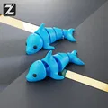 Móc khóa cá heo con dẻo (Flexi Baby Dolphin Keychain) - Thumbnail 6