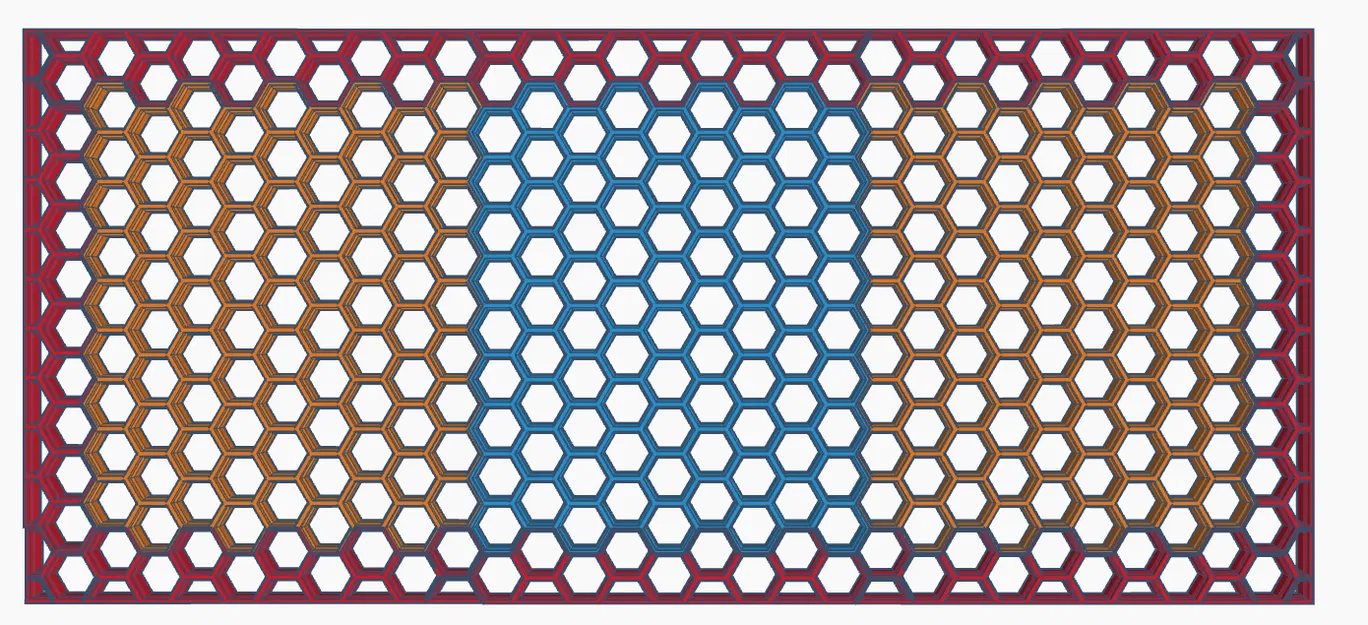 Miếng viền (Borders) cho Honeycomb storage wall - Image 2