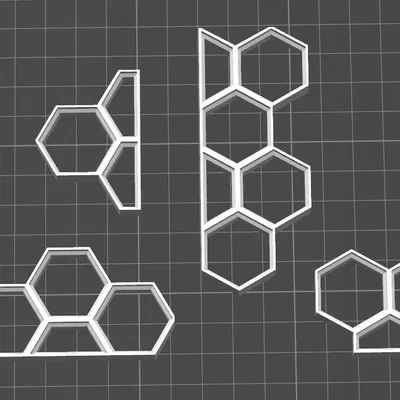 Các mảnh border lẻ cho viền Honeycomb Storage Wall (HSW)