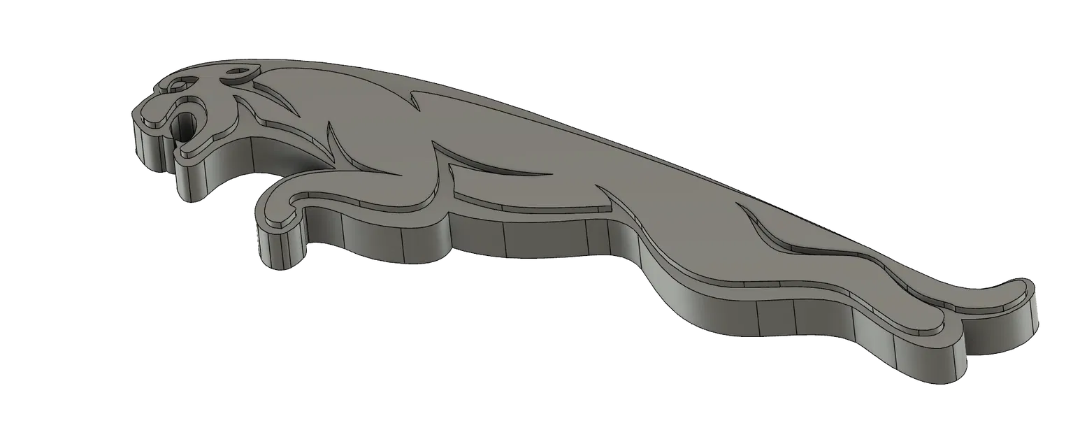 Logo Jaguar (Jaguar Logo) in 3D - Image 1