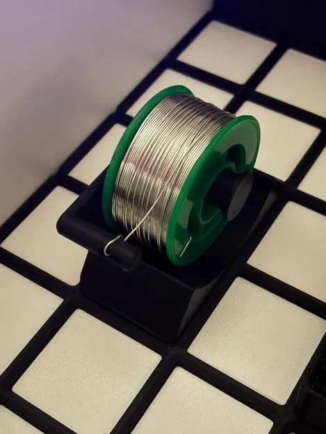 Giá đỡ dây hàn Gridfinity (Gridfinity solder wire holder) - Image 3