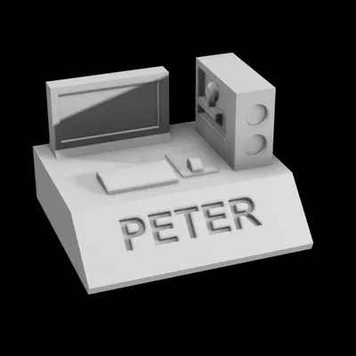 Mô hình PC máy tính mini làm quà tặng