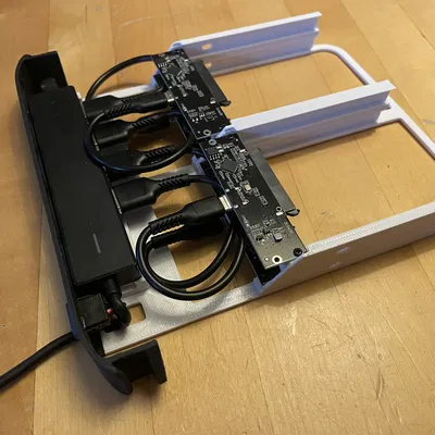 Mở rộng lưu trữ Mac Mini — 4 ổ SSD