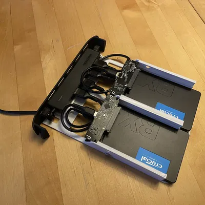 Mở rộng lưu trữ Mac Mini — 4 ổ SSD