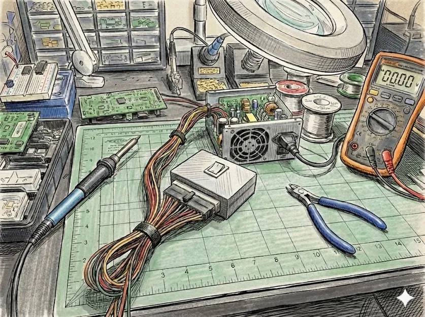 Vỏ Adapter ATX24 Kèm Công Tắc Nguồn (Power Switch ATX24 Adapter Case) - Image 2