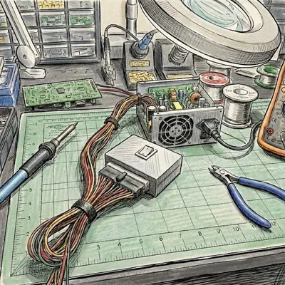 Vỏ Adapter ATX24 Kèm Công Tắc Nguồn (Power Switch ATX24 Adapter Case)