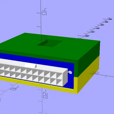 Vỏ Adapter ATX24 Kèm Công Tắc Nguồn (Power Switch ATX24 Adapter Case)