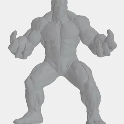Mô hình 3D Hulk (The Incredible Hulk)