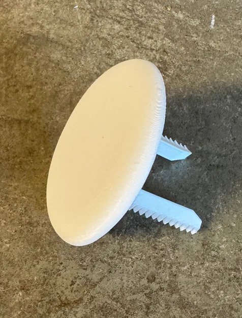 Nắp che trơn ổ cắm điện thoại tròn (Round Blank Phone Wall Plate Cover) - Image 1