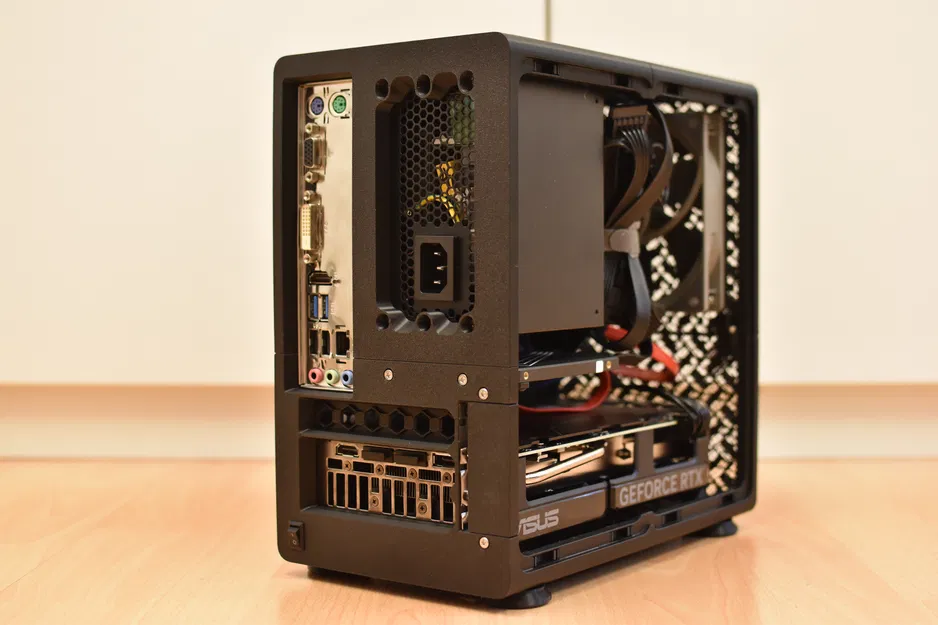 Case PC mATX in 3D hoàn toàn (mATX PC Case) - Image 2