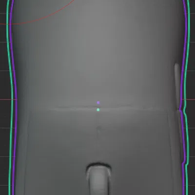 Dáng tham chiếu Logitech G Pro Wireless Superlight 2c