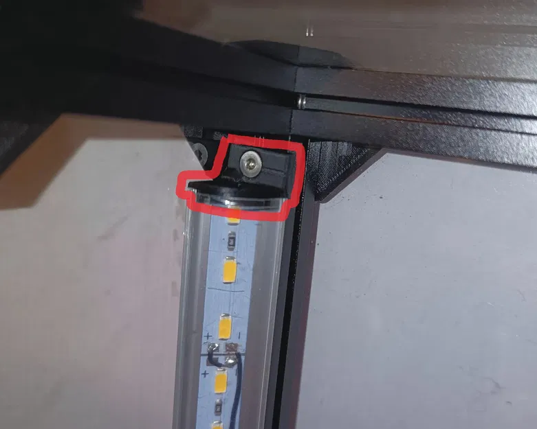 Nắp chụp & ngàm gắn LED aluminium profile dạng V (45°) – 2 mảnh - Image 1