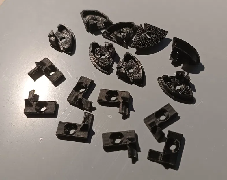 Nắp chụp & ngàm gắn LED aluminium profile dạng V (45°) – 2 mảnh - Image 3