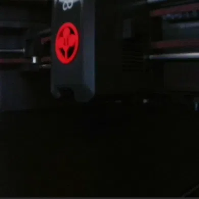 Nắp che quạt đầu in logo Arasaka cho Elegoo Centauri Carbon