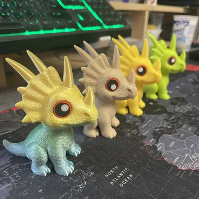 Styracosaurus Nhỏ Dễ Thương – THORNY (cartoon, noAMS)